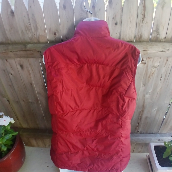 Women's L.L.Bean Down Vest Sz M RED - Picture 2 of 10